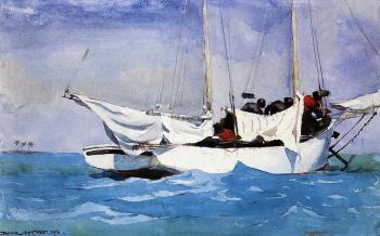 Winslow Homer : Key West, Hauling Anchor
